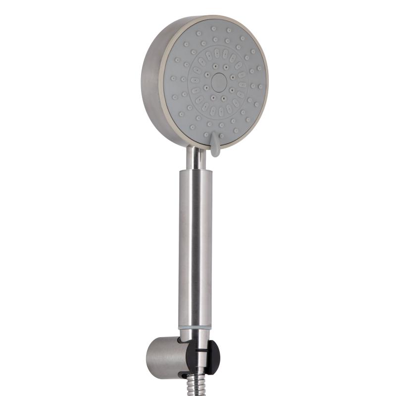 Змішувач для ванни Lidz Luna 005 (з душовим гарнітуром) (k35) LDLUN005NKS46093 Nickel — фото 3