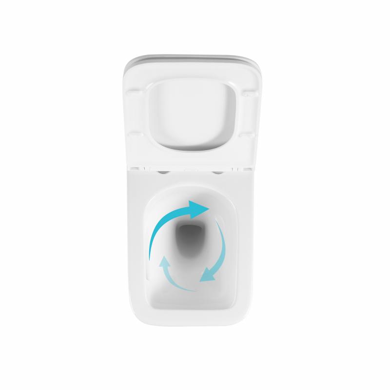 Готове рішення Qtap для ванної кімнати: підвісний унітаз Gemini Ultra Quiet 520×360×350 + комплект інсталяції Nest 4 в 1 (кругла клавіша Chrome) — фото 6