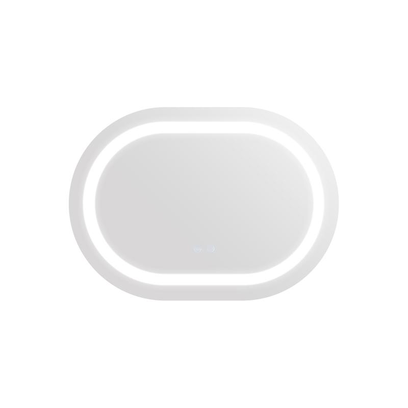 Дзеркало Qtap Gemini 500х700 з LED-підсвічуванням Touch, з антизапотіванням, з димером, рег. темп. кольору (3000-6500K) QT2578R5070 — фото 4