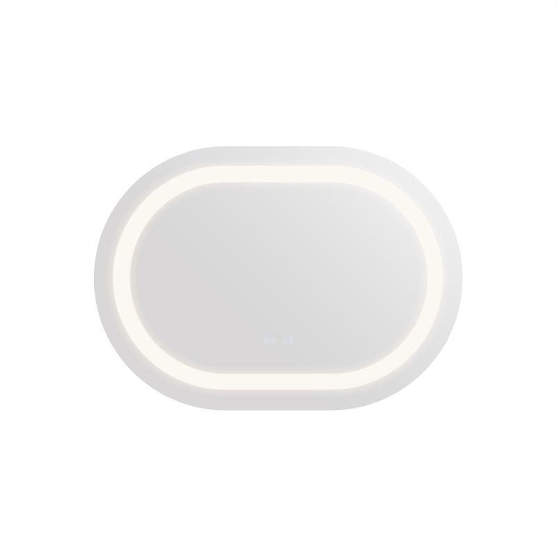 Дзеркало Qtap Gemini 500х700 з LED-підсвічуванням Touch, з антизапотіванням, з димером, рег. темп. кольору (3000-6500K) QT2578R5070 — фото 6