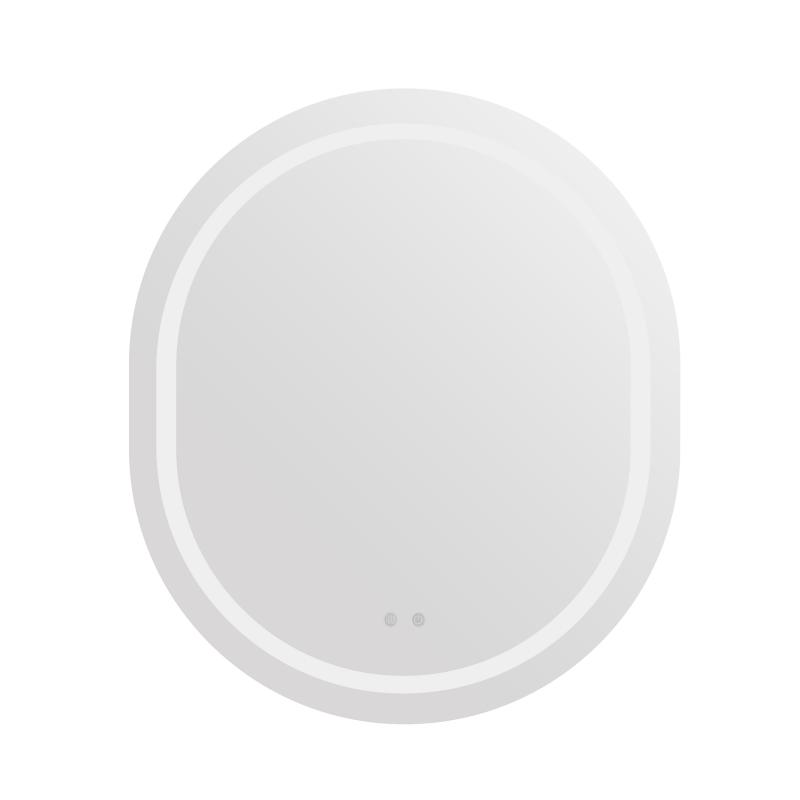Дзеркало Qtap Gemini 800х700 з LED-підсвічуванням Touch, з антизапотіванням, з димером, рег. темп. кольору (3000-6500K) QT2578R8070 — фото 3