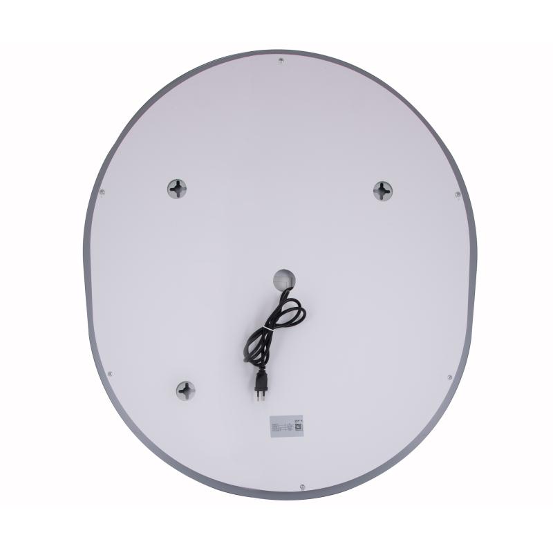 Дзеркало Qtap Gemini 800х700 з LED-підсвічуванням Touch, з антизапотіванням, з димером, рег. темп. кольору (3000-6500K) QT2578R8070 — фото 5