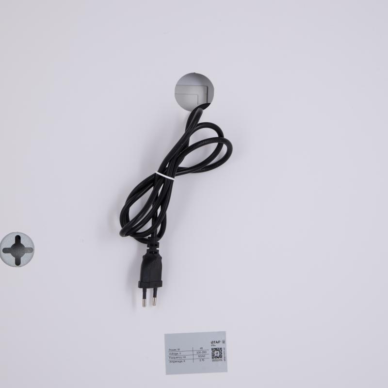 Дзеркало Qtap Gemini 800х700 з LED-підсвічуванням Touch, з антизапотіванням, з димером, рег. темп. кольору (3000-6500K) QT2578R8070 — фото 7