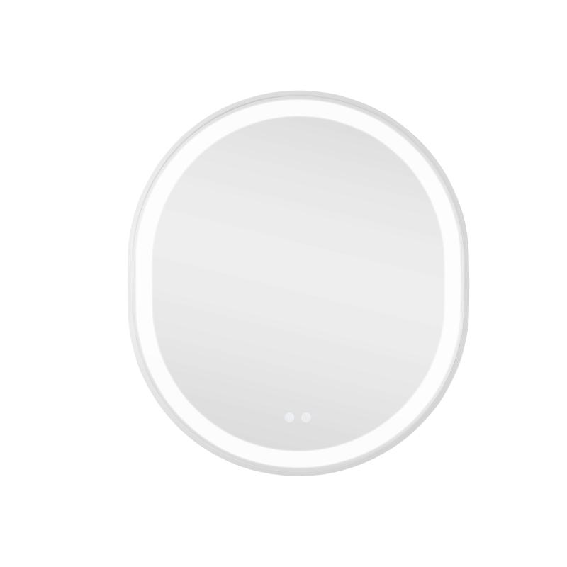 Дзеркало Qtap Gemini 800х700 з LED-підсвічуванням Touch, з антизапотіванням, з димером, рег. темп. кольору (3000-6500K) QT2578R8071W — фото 6