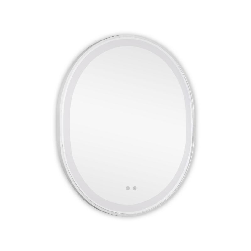 Дзеркало Qtap Gemini 800х700 з LED-підсвічуванням Touch, з антизапотіванням, з димером, рег. темп. кольору (3000-6500K) QT2578R8071W — фото 7