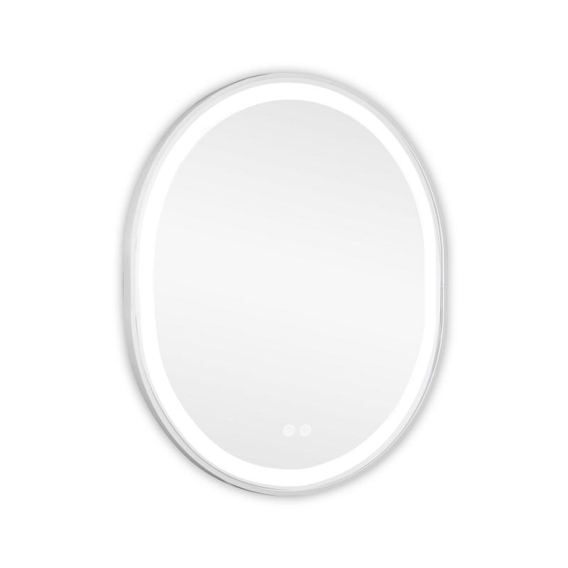Дзеркало Qtap Gemini 800х700 з LED-підсвічуванням Touch, з антизапотіванням, з димером, рег. темп. кольору (3000-6500K) QT2578R8071W — фото 8