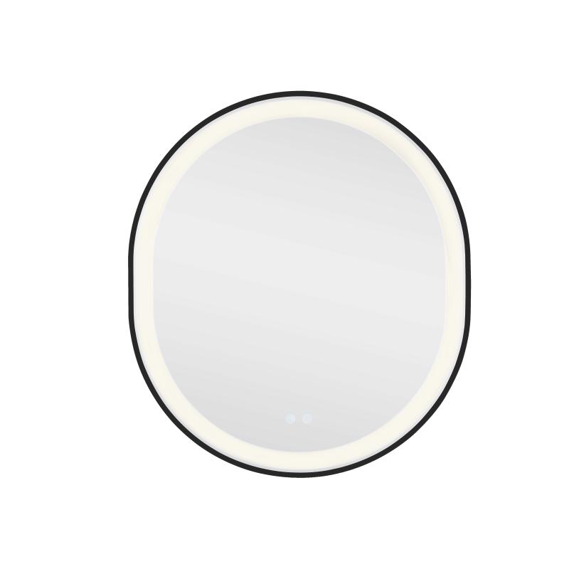 Дзеркало Qtap Gemini 800х700 з LED-підсвічуванням Touch, з антизапотіванням, з димером, рег. темп. кольору (3000-6500K) QT2578R8072B — фото 5
