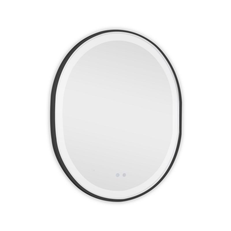 Дзеркало Qtap Gemini 800х700 з LED-підсвічуванням Touch, з антизапотіванням, з димером, рег. темп. кольору (3000-6500K) QT2578R8072B — фото 7