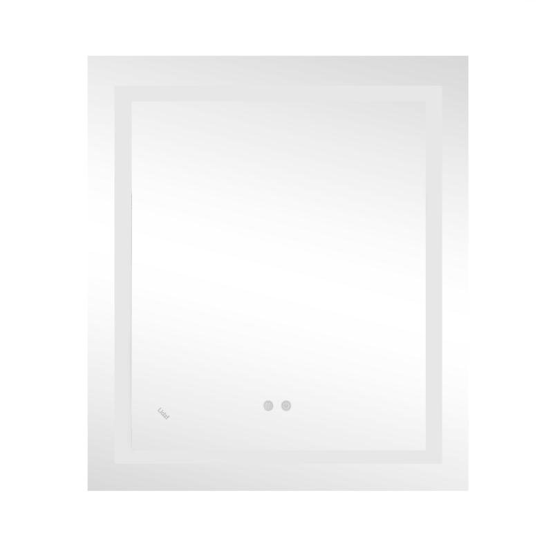 Дзеркало Lidz Kubis 700х800 з LED-підсвічуванням Touch, з антизапотіванням, з димером, рег. яскравості LD78LF9048070 — фото 3