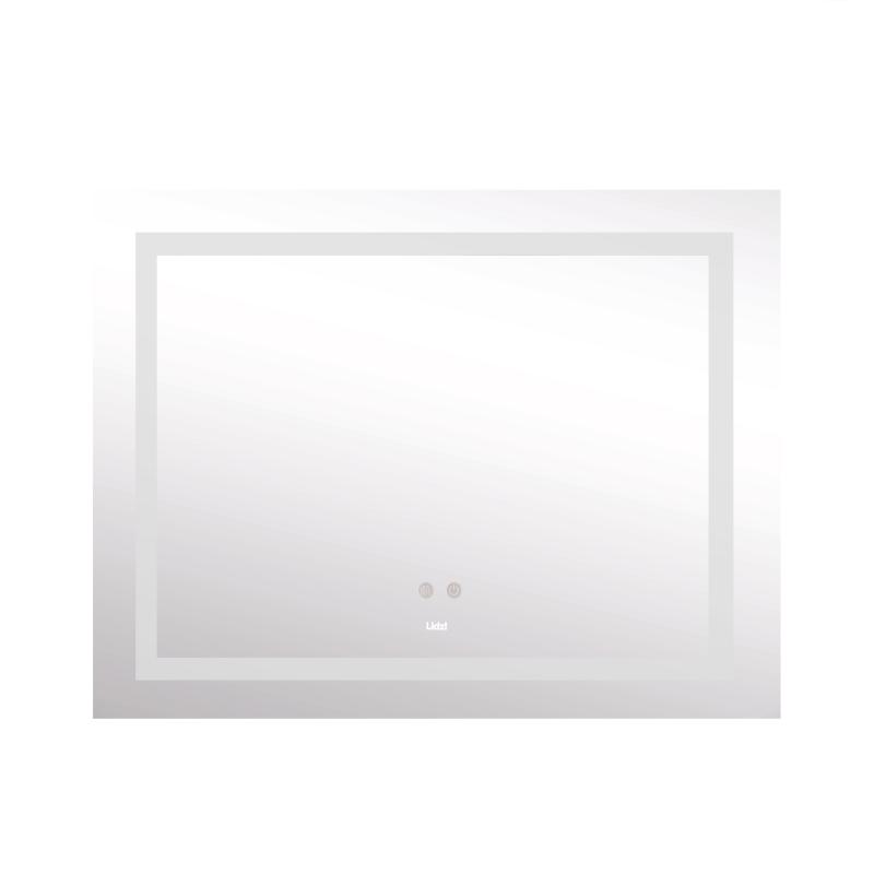 Дзеркало Lidz Kubis 1000х800 з LED-підсвічуванням Touch, з антизапотіванням, з димером, рег. яскравості LD78LF61410080 — фото 3