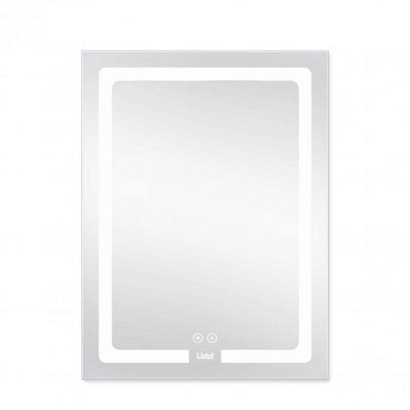 Дзеркало Lidz Kubis 600х800 з LED-підсвічуванням Touch, з антизапотіванням, з димером, рег. яскравості LD78LF9376080 — фото 4