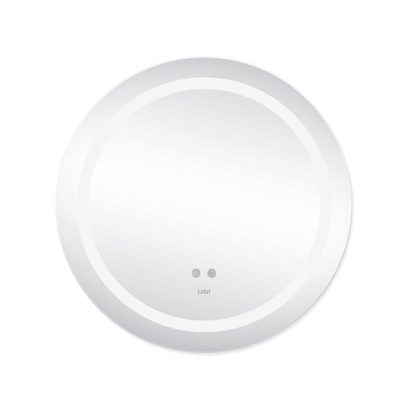 Дзеркало Lidz Aria R600 з LED-підсвічуванням Touch, з антизапотіванням, з димером, рег. яскравості LD78LR600 — фото 3