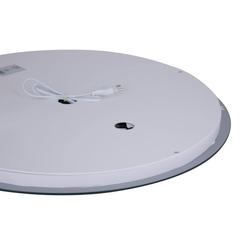 Дзеркало Lidz Aria R600 з LED-підсвічуванням Touch, з антизапотіванням, з димером, рег. яскравості LD78LR600 — фото 6