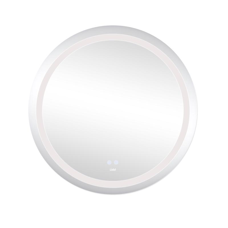 Дзеркало Lidz Aria R800 з LED-підсвічуванням Touch, з антизапотіванням, з димером, рег. яскравості LD78LR800 — фото 4