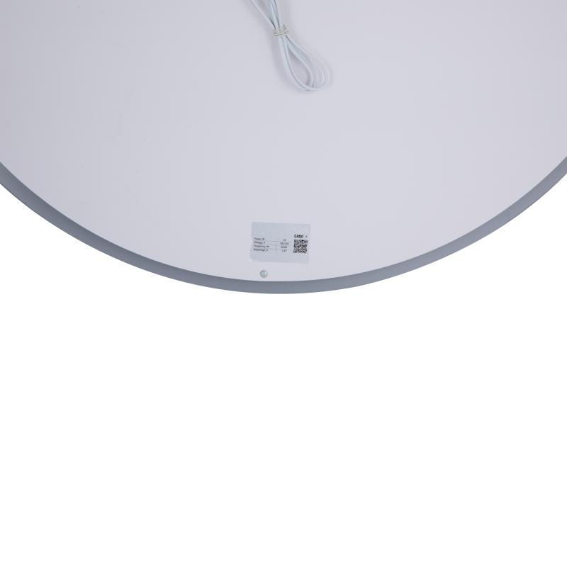 Дзеркало Lidz Aria R800 з LED-підсвічуванням Touch, з антизапотіванням, з димером, рег. яскравості LD78LR800 — фото 7