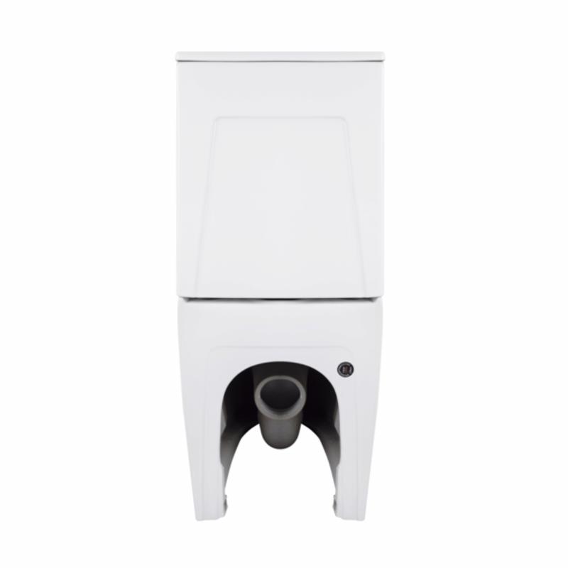 Унітаз підлоговий Qtap Robin New Ultra Quiet безобідковий з сидінням Soft-close WHITE QT13226083AW — фото 7