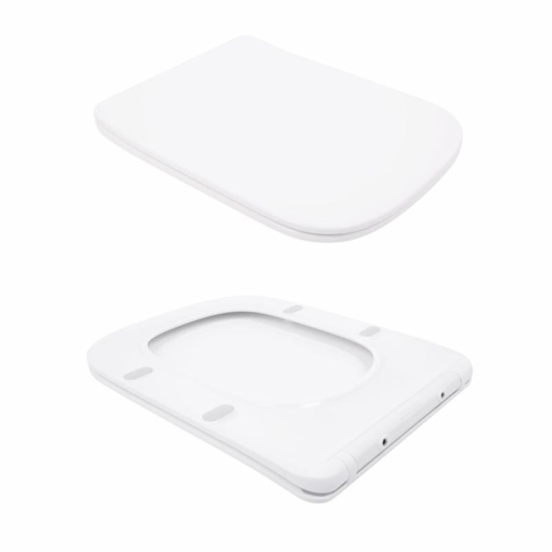Унітаз підвісний Qtap Tern Ultra Quiet безобідковий з сидінням Soft-close WHITE QT17332303AW — фото 8