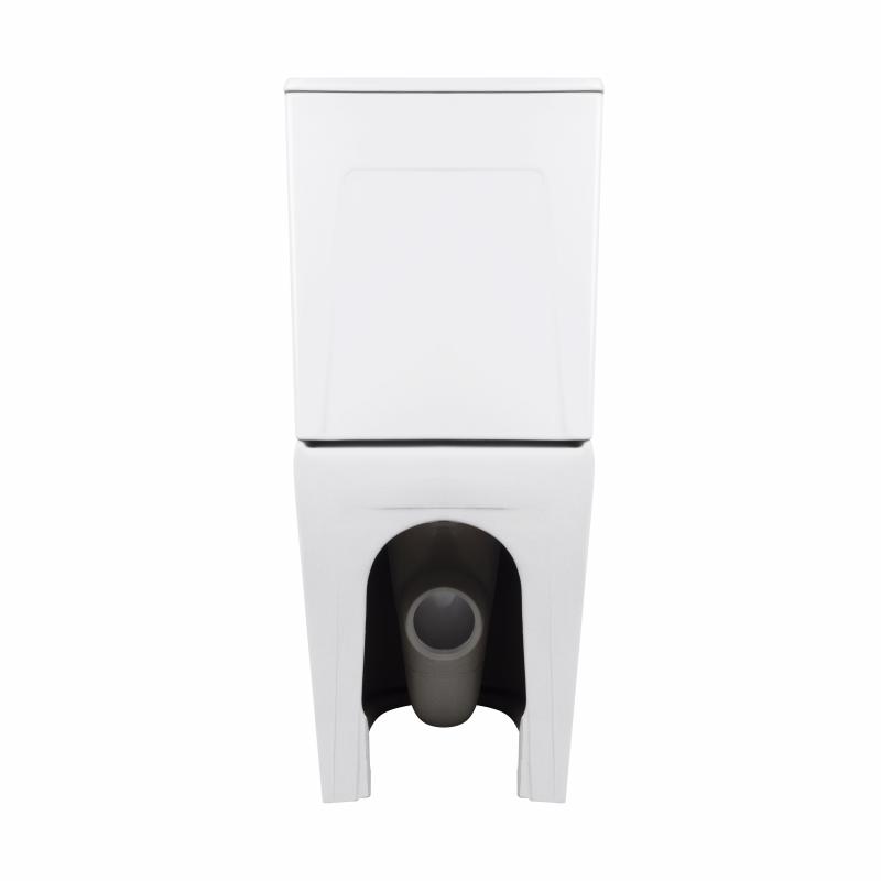 Унітаз підлоговий Qtap Virgo Ultra Quiet безобідковий з сидінням Soft-close WHITE QT18226092AW — фото 7