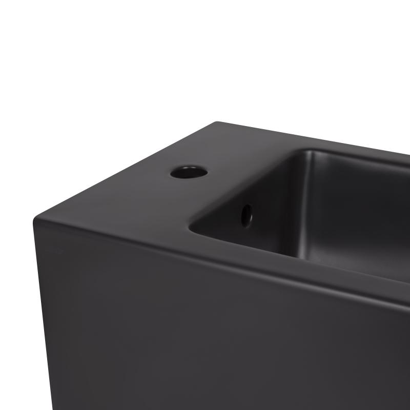 Біде підвісне Qtap Tern New 515x350x320 мм Matt Black QT17551303GMB — фото 5