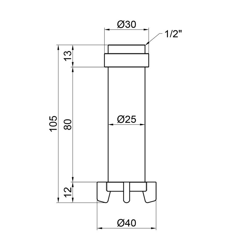 Фільтруючий картридж Thermo Alliance Standart для самопромивного фільтра (1/2", 3/4") TAS127FW1520 — фото 2