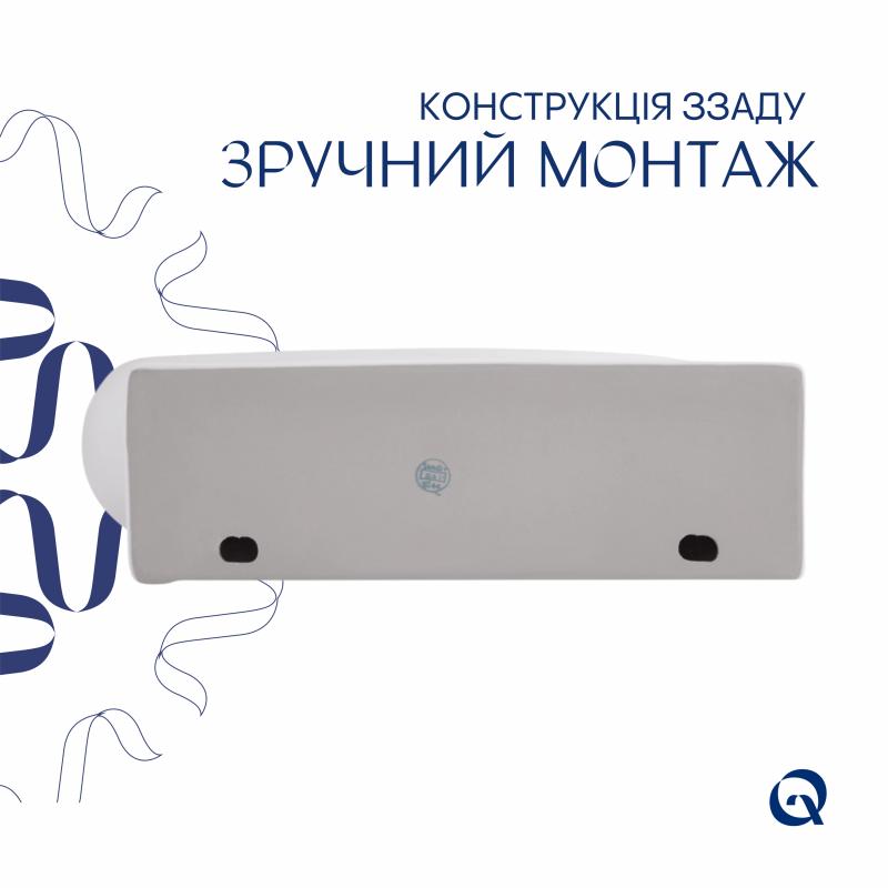 Раковина Qtap Leo 430x285x160 White QT11111008LW — фото 5