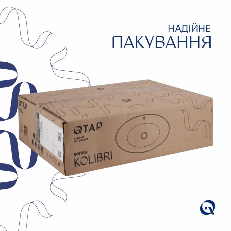 Раковина-чаша Qtap Kolibri 500x360x140 White QT10116065W — фото 5