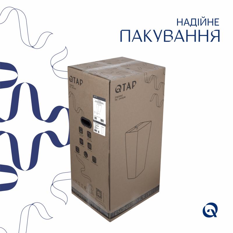Раковина для підлоги моноблок Qtap Tern 440х380х830mm White QT1711G302WN — фото 7