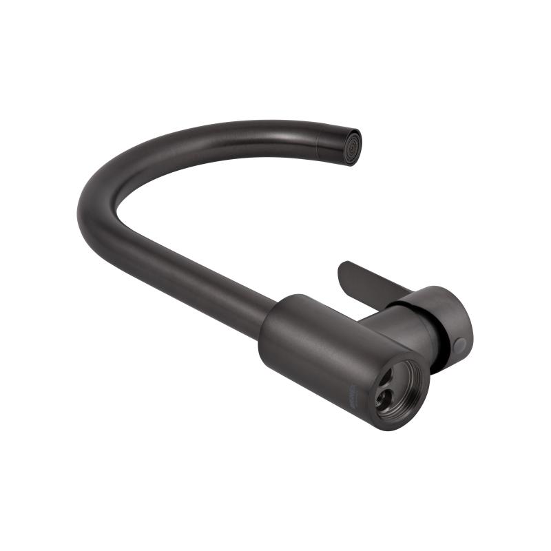 Змішувач для кухні U-образний Brinex Pure 015F U-образний  Graphite BRIPUR015FGRP — фото 4