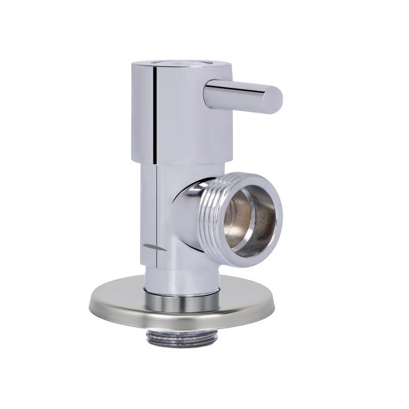 Кран кутовий Thermo Alliance Standart (ручка паличка) з керам.буксою 1/2"Н х 3/4"Н SF343W1520 — фото 3
