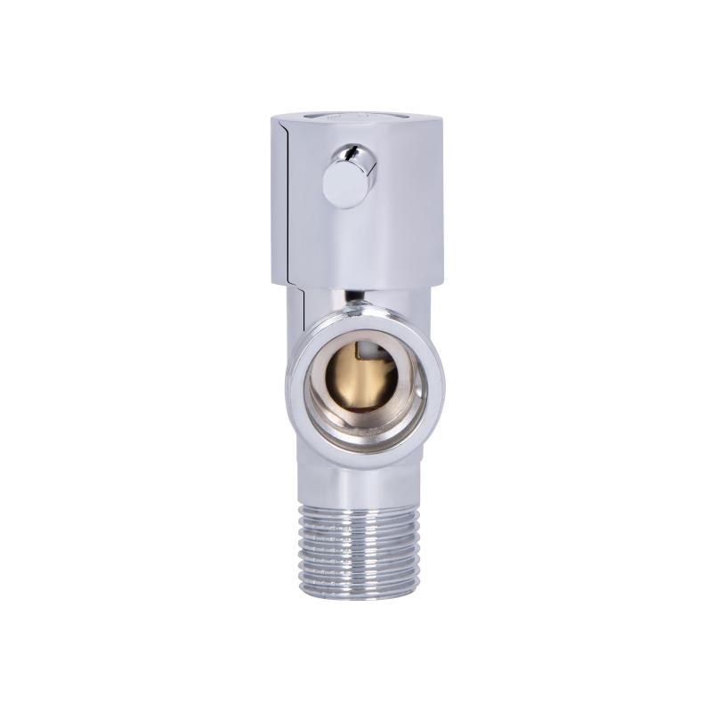 Кран кутовий Thermo Alliance Standart (ручка паличка) з керам.буксою 1/2"Н х 3/4"Н SF343W1520 — фото 4