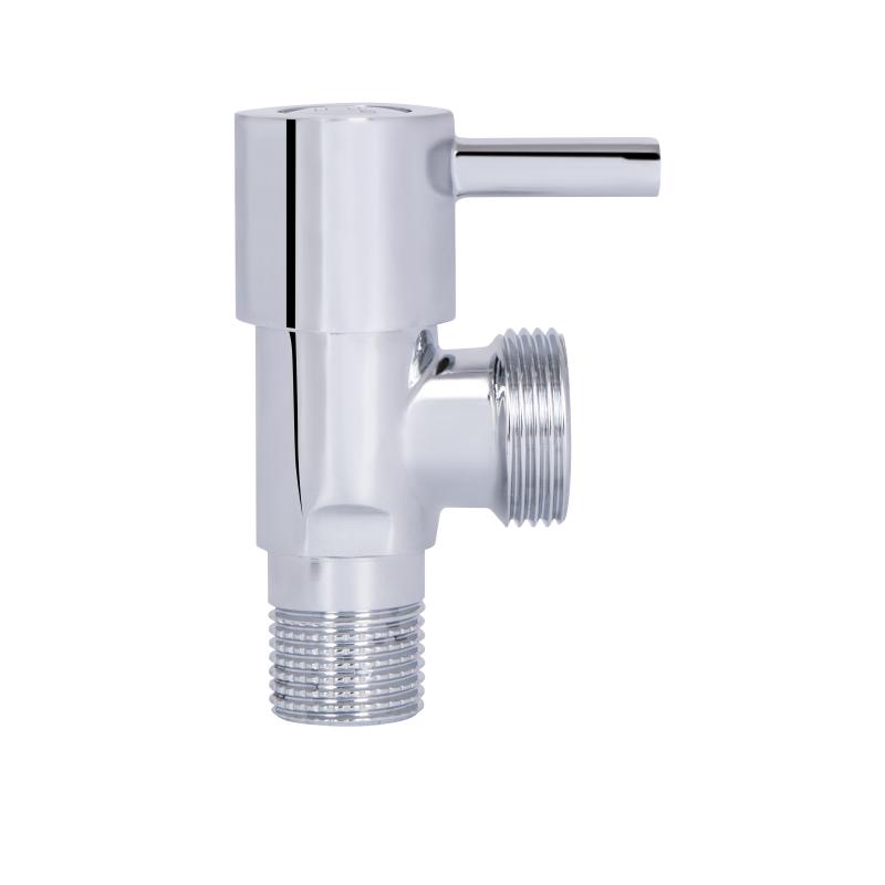 Кран кутовий Thermo Alliance Standart (ручка паличка) з керам.буксою 1/2"Н х 3/4"Н SF343W1520 — фото 5