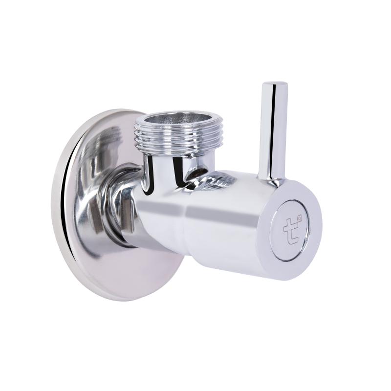 Кран кутовий Thermo Alliance Standart (ручка паличка) з керам.буксою 1/2"Н х 3/4"Н SF343W1520 — фото 6