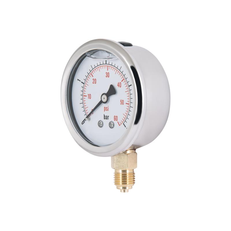 Манометр із гліцерином Thermo Alliancе Forte 4 бар, 1/4"З, нижнє підключення TAF170G4B — фото 3