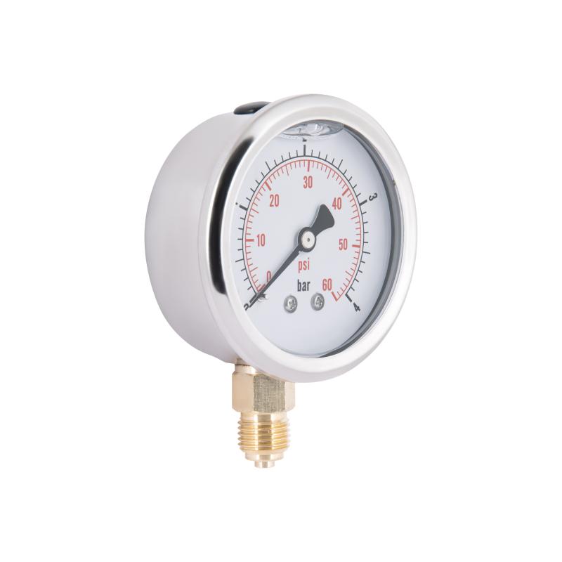 Манометр із гліцерином Thermo Alliancе Forte 4 бар, 1/4"З, нижнє підключення TAF170G4B — фото 4