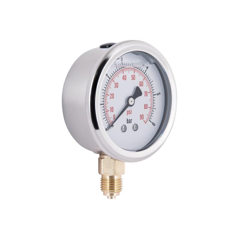 Манометр із гліцерином Thermo Alliancе Forte 6 бар, 1/4"З, нижнє підключення TAF170G6B — фото 4