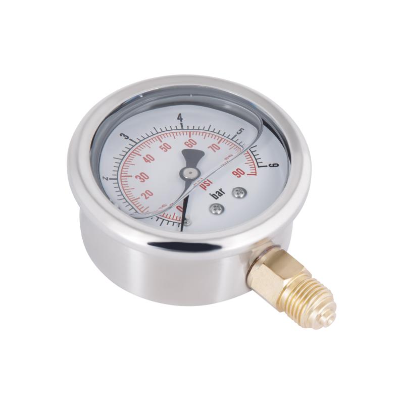 Манометр із гліцерином Thermo Alliancе Forte 6 бар, 1/4"З, нижнє підключення TAF170G6B — фото 5
