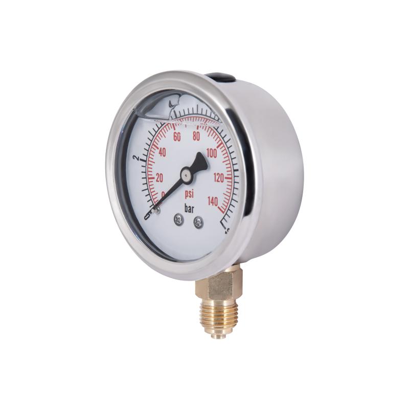 Манометр із гліцерином Thermo Alliancе Forte 10 бар, 1/4"З, нижнє підключення TAF170G10B — фото 3