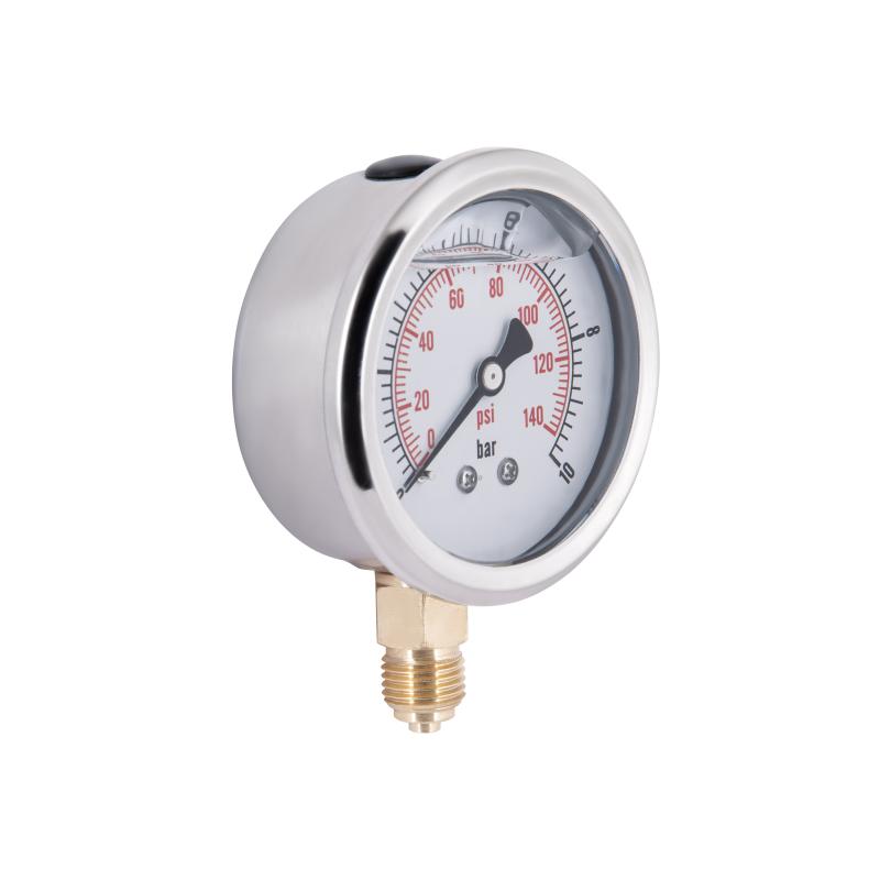 Манометр із гліцерином Thermo Alliancе Forte 10 бар, 1/4"З, нижнє підключення TAF170G10B — фото 4