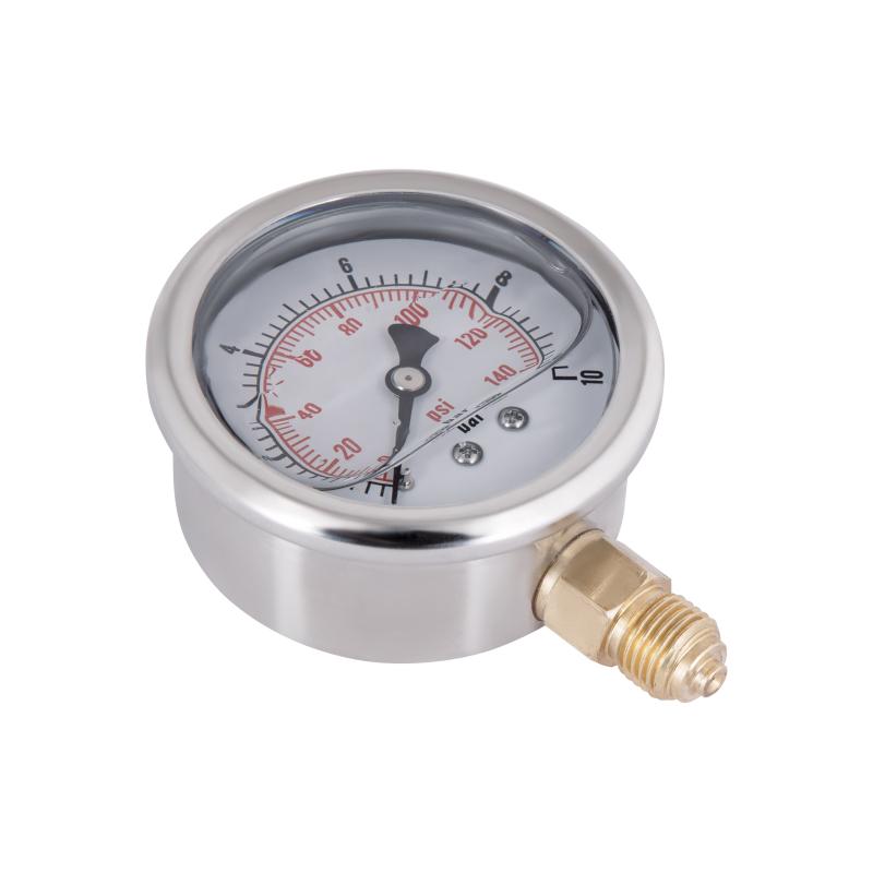 Манометр із гліцерином Thermo Alliancе Forte 10 бар, 1/4"З, нижнє підключення TAF170G10B — фото 5