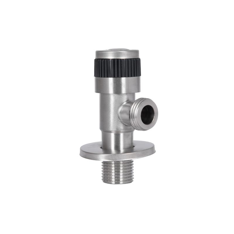 Кран кутовий Thermo Alliance Standart 1/2"ЗЗ нерж., з керам. буксою TAS345W1515SS — фото 3