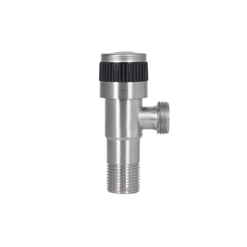 Кран кутовий Thermo Alliance Standart 1/2"ЗЗ нерж., з керам. буксою TAS345W1515SS — фото 5