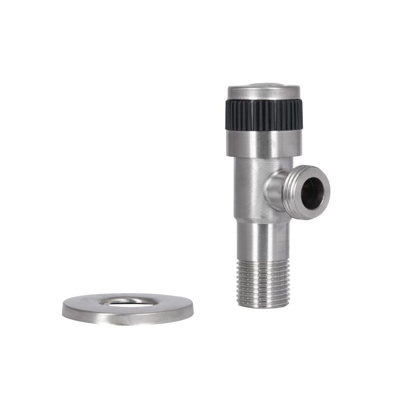Кран кутовий Thermo Alliance Standart 1/2"ЗЗ нерж., з керам. буксою TAS345W1515SS — фото 7