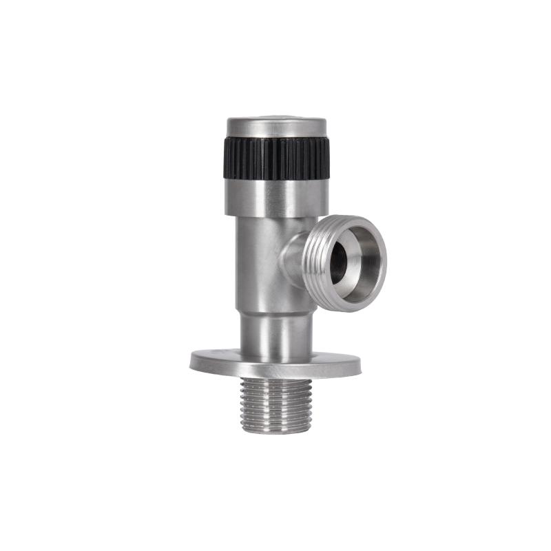 Кран кутовий Thermo Alliance Standart 1/2"Зх3/4"З нерж., з керам. буксою TAS345W1520SS — фото 3