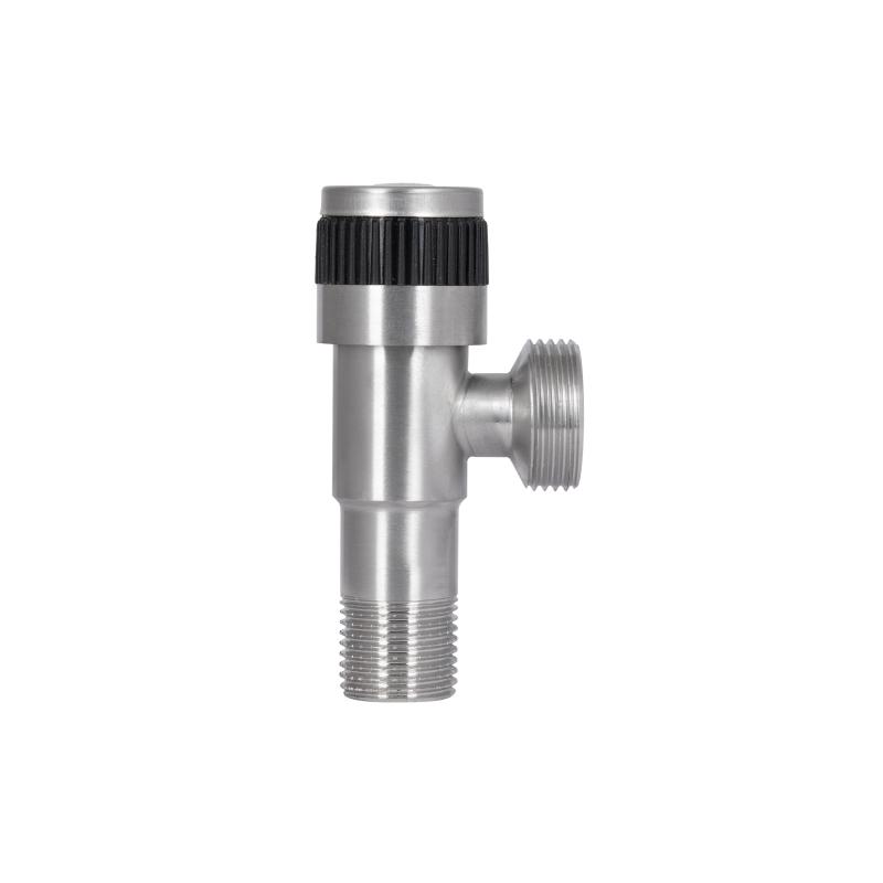 Кран кутовий Thermo Alliance Standart 1/2"Зх3/4"З нерж., з керам. буксою TAS345W1520SS — фото 5