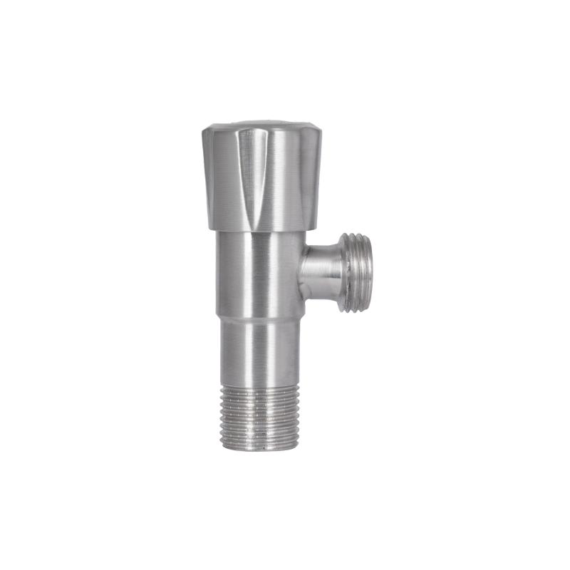 Кран кутовий Thermo Alliance Standart 1/2"ЗЗ нерж., з керам. буксою TAS347W1515SS — фото 5
