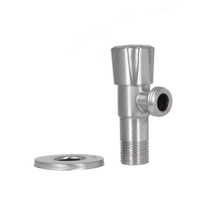 Кран кутовий Thermo Alliance Standart 1/2"ЗЗ нерж., з керам. буксою TAS347W1515SS — фото 7