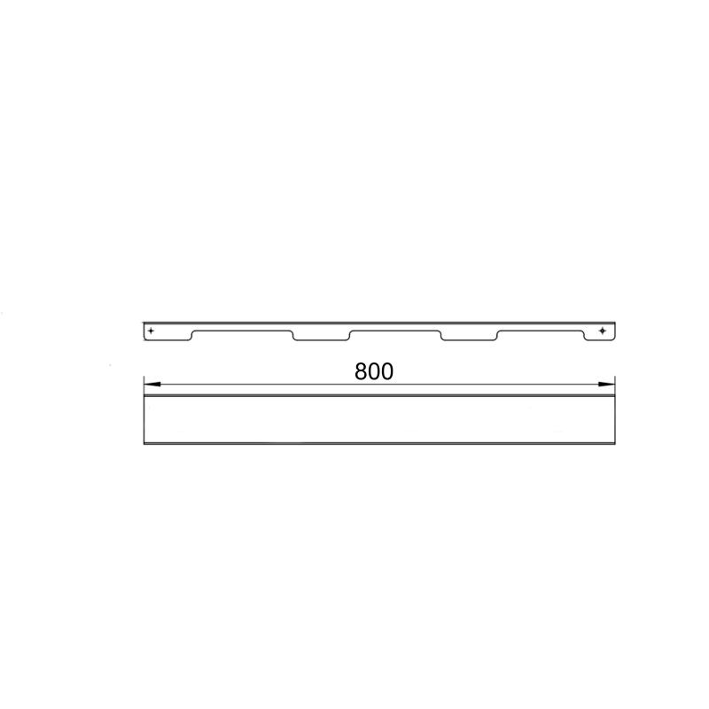 Решітка для лінійного трапу SUS304 Grate FA800 (NKS) Qtap — фото 2