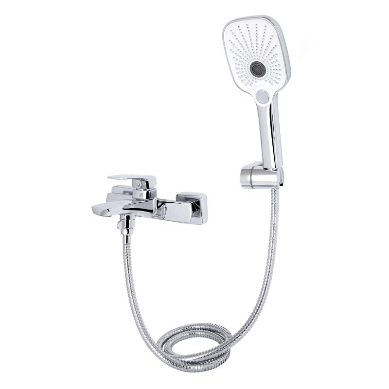 Змішувач для ванни Qtap Tern (c душевым гарнитуром) QTTER259CRM47586 Chrome — фото 3