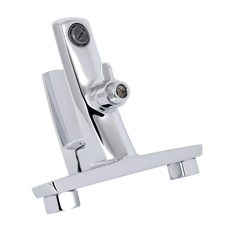 Змішувач для ванни Qtap Tern (c душевым гарнитуром) QTTER259CRM47586 Chrome — фото 4