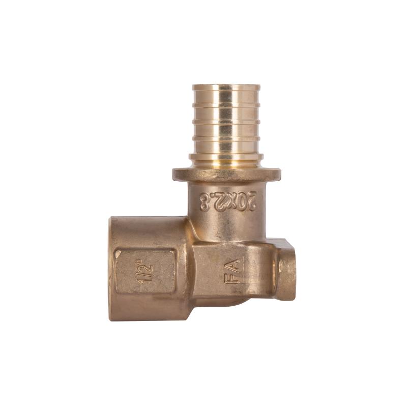 Кут натяжний Icma №1040 d20х2,8-1/2"В настінний 851040ADGW05 — фото 5